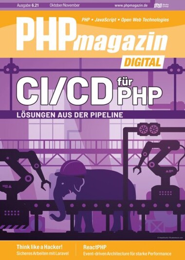 Cover PHP Magazin 06 - 2021