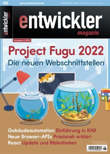 Cover Entwickler Magazin 06 - 2022