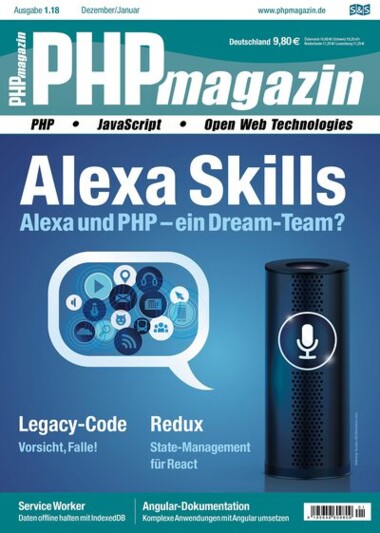 Cover PHP Magazin 01 - 2018