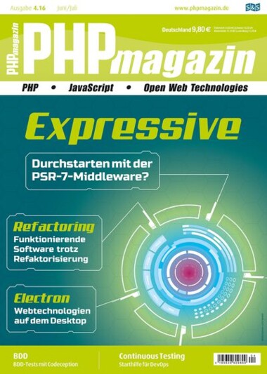 Cover PHP Magazin 04 - 2016