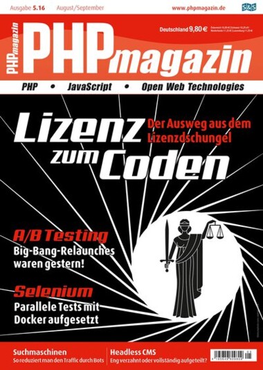 Cover PHP Magazin 05 - 2016